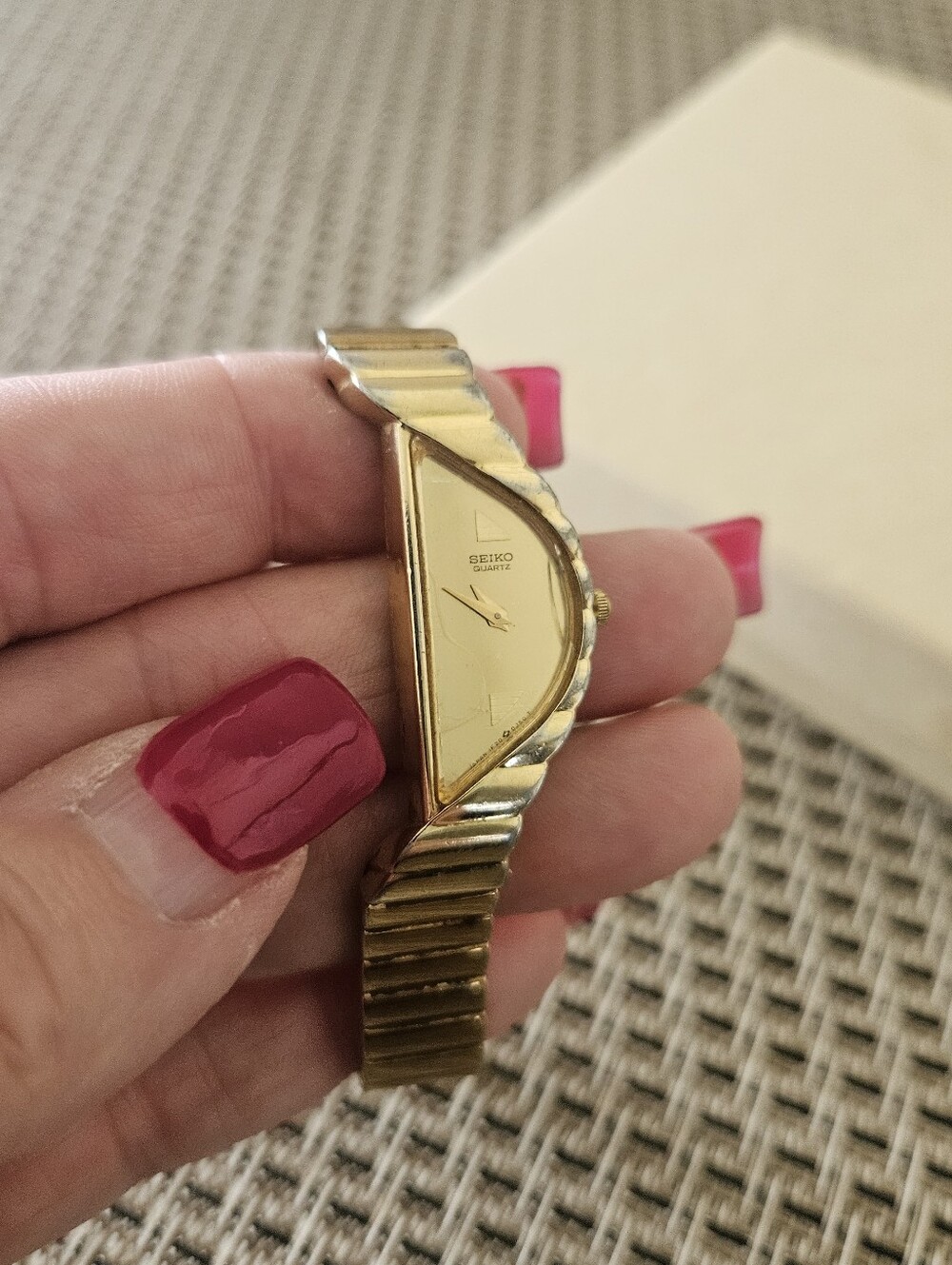 VINTAGE SEIKO Half Moon Ladies Watch, Read Description - Picture 4 of 6